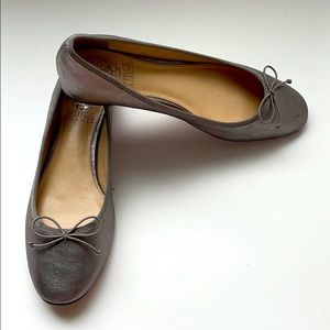 Vince Camuto Silver Ballet Flats